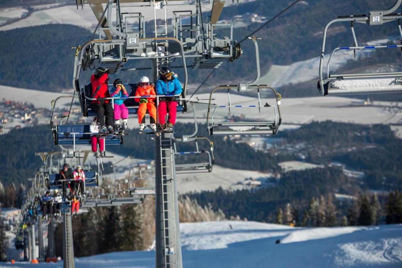 Chaletpark Petzen Hotell Feistritz ob Bleiburg Exteriör bild